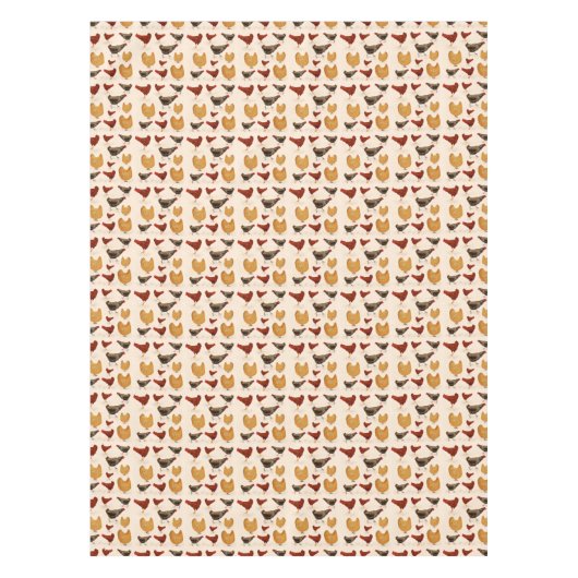 Kippen Tafelkleed (Voorkant)