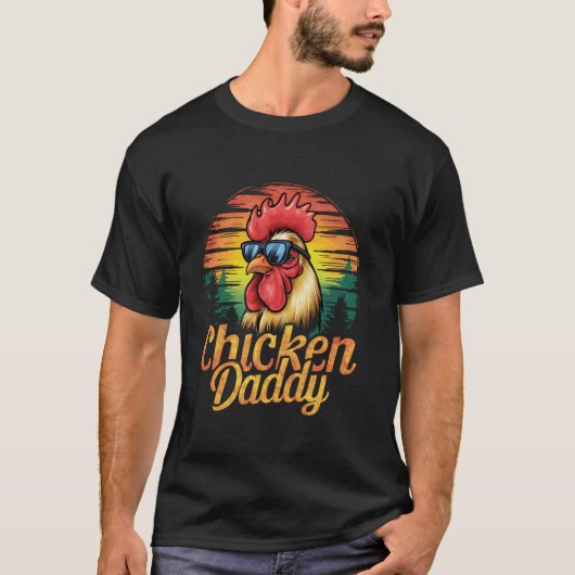 Kippen vader t-shirt (Voorkant)