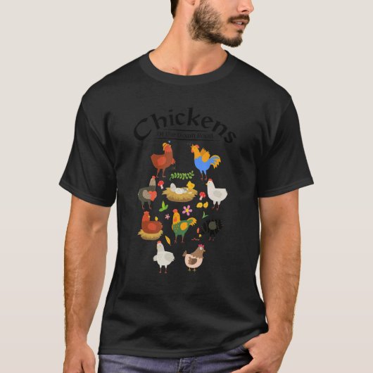 Kippen van de Dixon Road T-shirt (Voorkant)