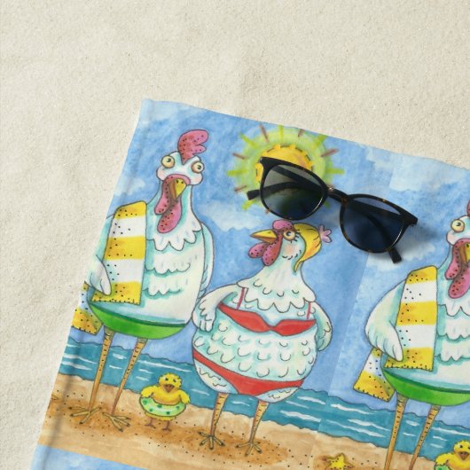 KIPPEN VAN HET ZEE, GRAPPIGE CARTOON STRANDLAKEN (In situ)