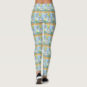 KIPPEN VAN HET ZEE, HAAN & HEN GRAPPIGE LEGGINGS (Achterkant)