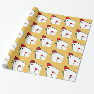 Kippen Verpakkingspapier Cadeaupapier