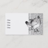 kippen Visitekaartjes (Achterkant)