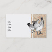  kippen Visitekaartjes (Achterkant)