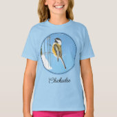 Kippen voor het schilderen van de feeder - Oorspro T-shirt (Voorkant)