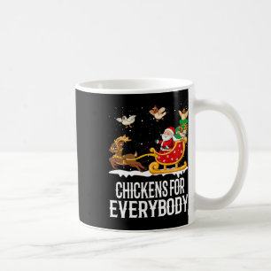 Kippen voor iedereen Grappige kerst kippen Wo Koffiemok