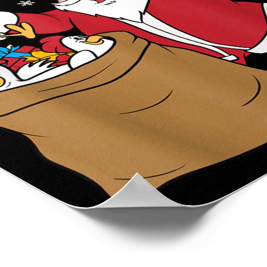 Kippen voor iedereen Grappige kerst kippenvrouw Poster (Hoek)