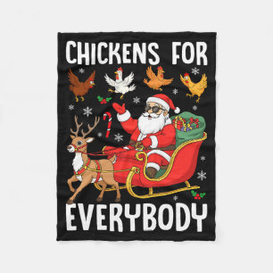 Kippen Voor Iedereen Kerstkippenfokker Comfort Fleece Deken