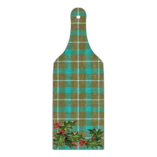 Kippen voor kerstwijn snijplank (Voorkant)