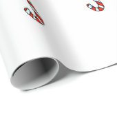 Kippen voor kerstwrappen cadeaupapier (Rol Hoek)