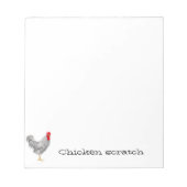 Kippen voor kraspapier notitieblok (Voorkant)