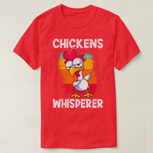 Kippen, whiskerboer Chicken T-Shirt (Design voorkant)