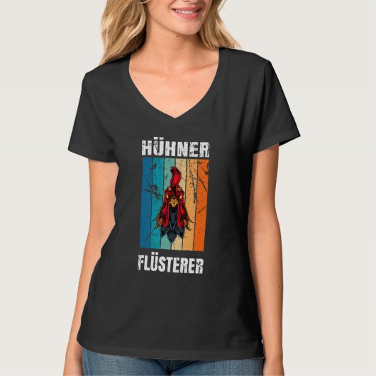 Kippen Whisper Farmer Boerderij T-shirt (Voorkant)