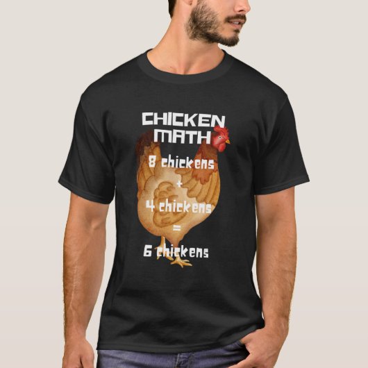 Kippen Wiskunde T-shirt (Voorkant)