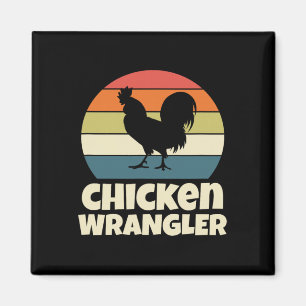 Kippen wrangelaar Boer Haan Fokkerij Retro Vint Magneet