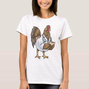 kippenarts stethoscoop t-shirt