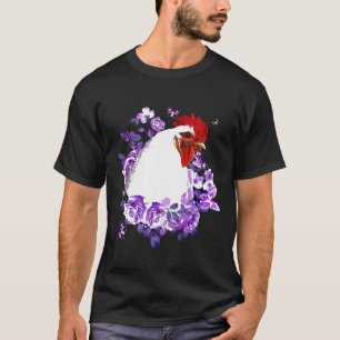 Kippenbloem voor mensen die van kippen houden t-shirt