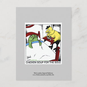 Kippenbodem 4 De Enige Cartoonansichtkaarten Briefkaart