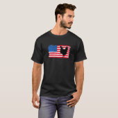 Kippenboer 4 juli t-shirt (Voorkant volledig)