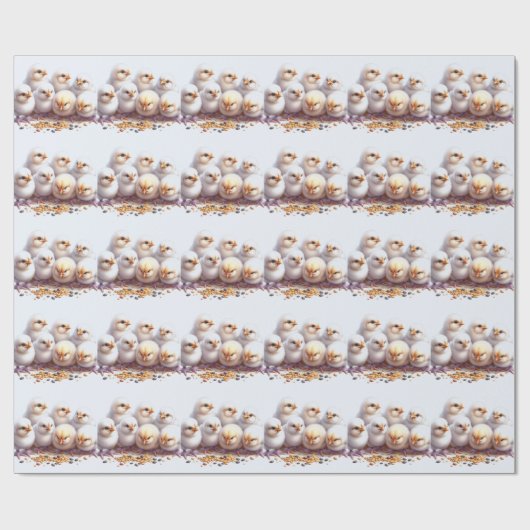 Kippenboer Baby Chicks Cadeaupapier (Vlak)
