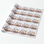 Kippenboer Baby Chicks Cadeaupapier (Uitgerold)