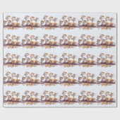 Kippenboer Baby Kuikens Cadeaupapier (Vlak)