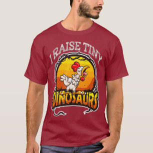 Kippenboer - ik fok kleine dinosaurussen - t-shirt