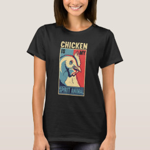 Kippenboer Kip Fluister Boerderij Dier Pluimvee T-shirt