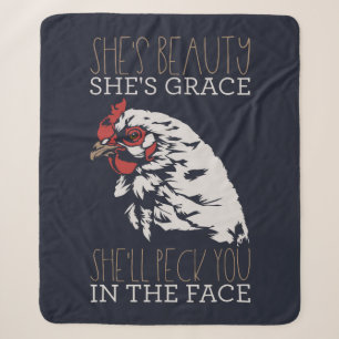 Kippenboer She's Grace Beauty Sherpa Deken
