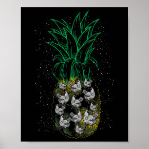 Kippenboerderij Dierenliefhebber Boerderij Cadeau Poster