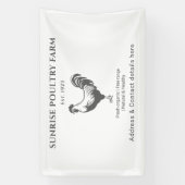 Kippenboerderij Spandoek (Verticaal)