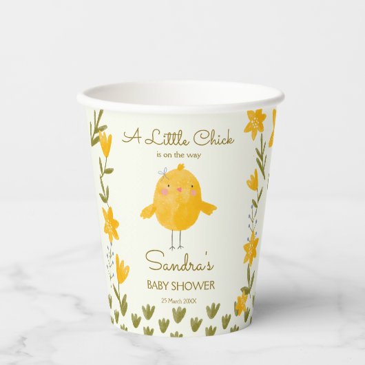 Kippenboerderijdieren grillig baby shower papieren bekers (Voorkant)