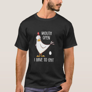 Kippenboerin Vrouw Landbouw Haan Meisje Chic T-shirt