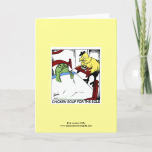 Kippenbouillon 4 De Zool Cartoon Wenskaart Kaart