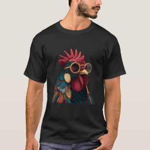 Kippenbril Kip Kuiken met Zonnebril T-shirt