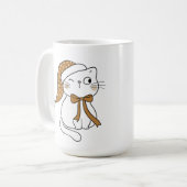 Kippende Winterkat Koffiemok (Voorkant links)