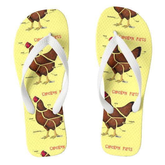 Kippendelen Teenslippers (Voetbed)