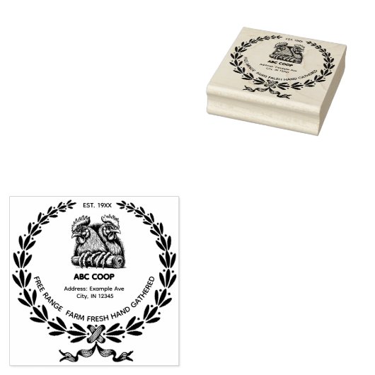  kippenei kartonstempel rubberstempel (Gestempeld)