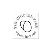 Kippeneieren Boerderij Rubberstempel (Afrduk)