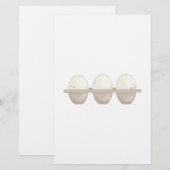 Kippeneieren Briefpapier (Voorkant / Achterkant)