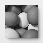 Kippeneieren in zwart-wit fotoplaat (Voorkant)