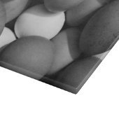 Kippeneieren in zwart-wit snijplank (Hoek)