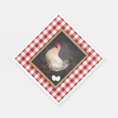 Kippeneieren Schattigee Landelijke Stijl Servet (Hoek)