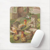 kippenfamilie muismat (Met muis)