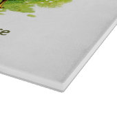 kippenfamilie. Snellerraad voor Pasen Snijplank (Hoek)