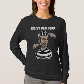 Kippenfeest Bruidegom Hij is de Depp Mannen T-shirt