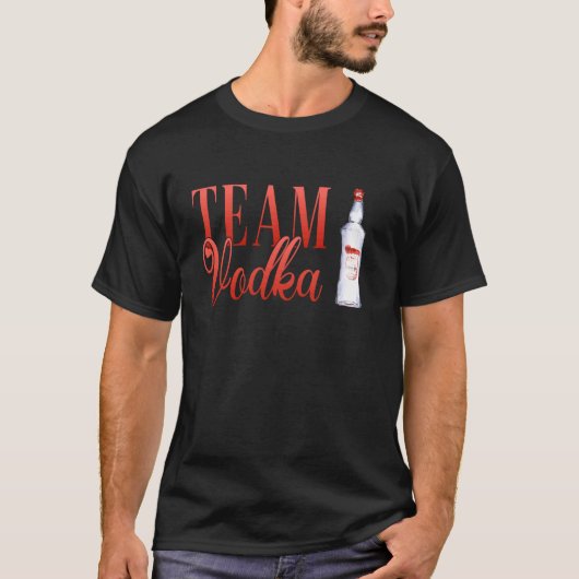 Kippenfeest Team Vodka Bartenders Vodka T-shirt (Voorkant)