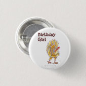 Kippenfeestcentrum Ronde Button 3,2 Cm (Voorkant /achterkant)