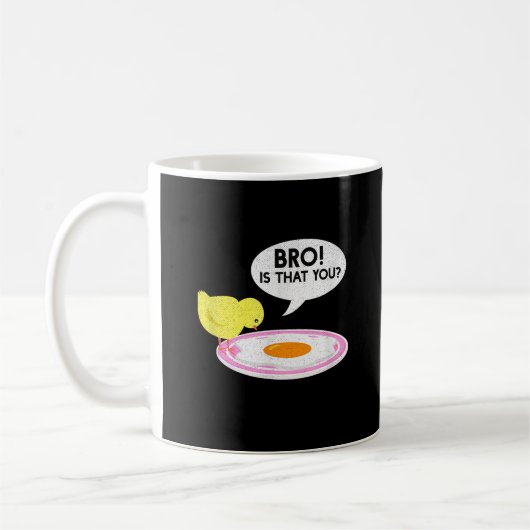 Kippenfluisteraar Grappige Broer Is Dat Jij Grappi Koffiemok (Links)