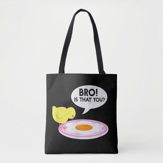 Kippenfluisteraar Grappige Broer Is Dat Jij Grappi Tote Bag (Voorkant)